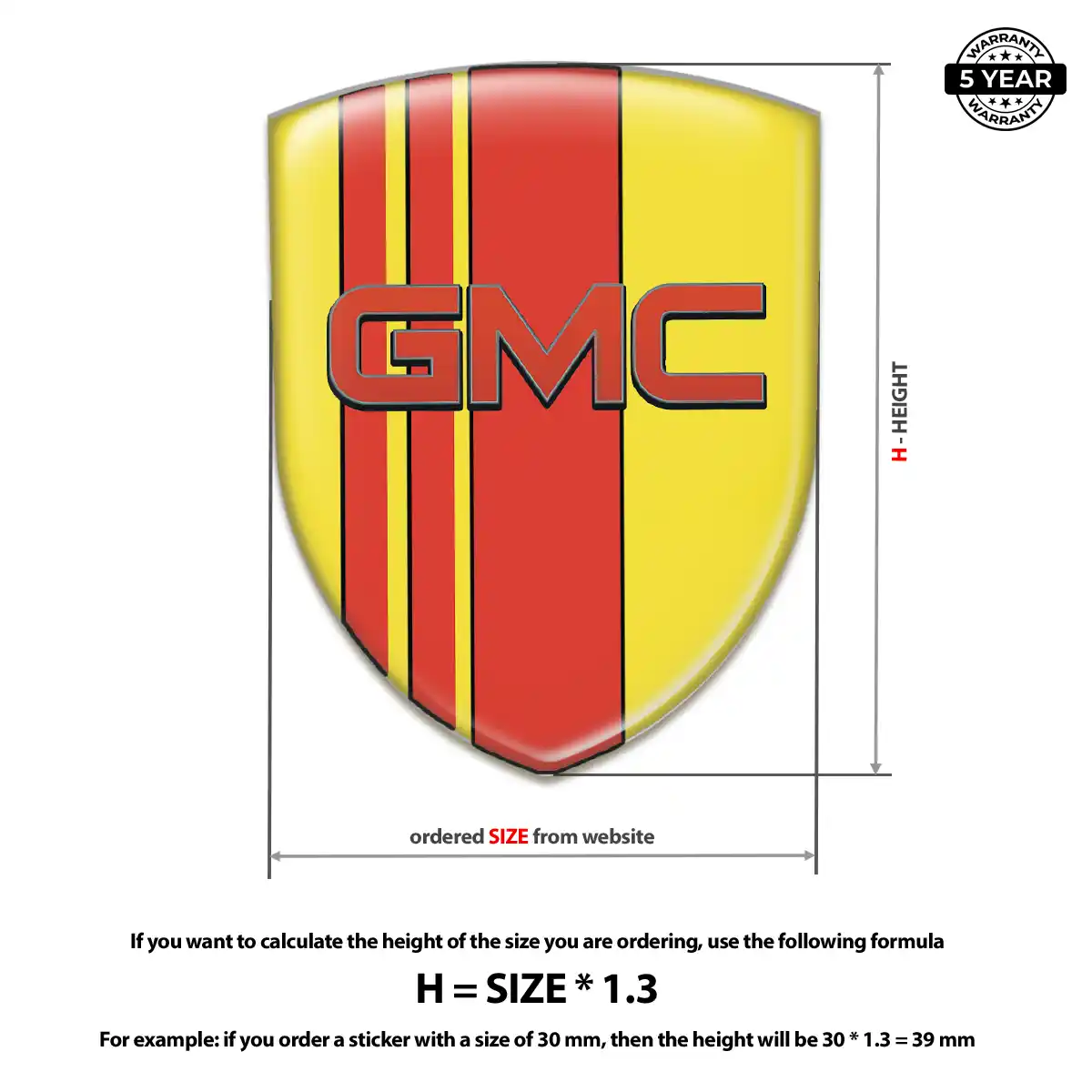 GMC Silicone Emblem Opulent Line