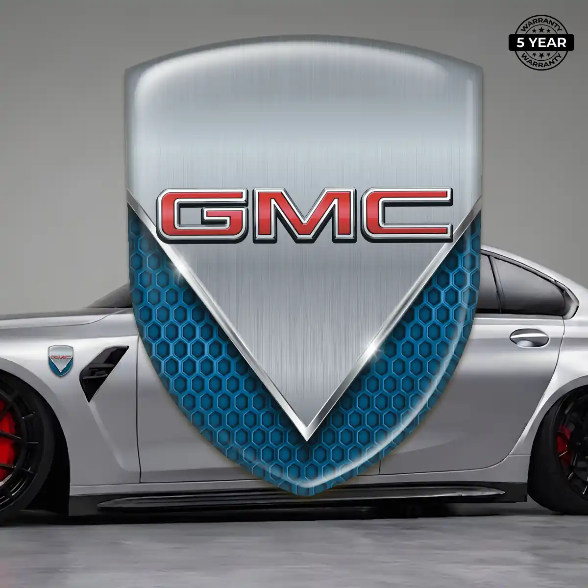 GMC Silicone Emblem Sleek Style