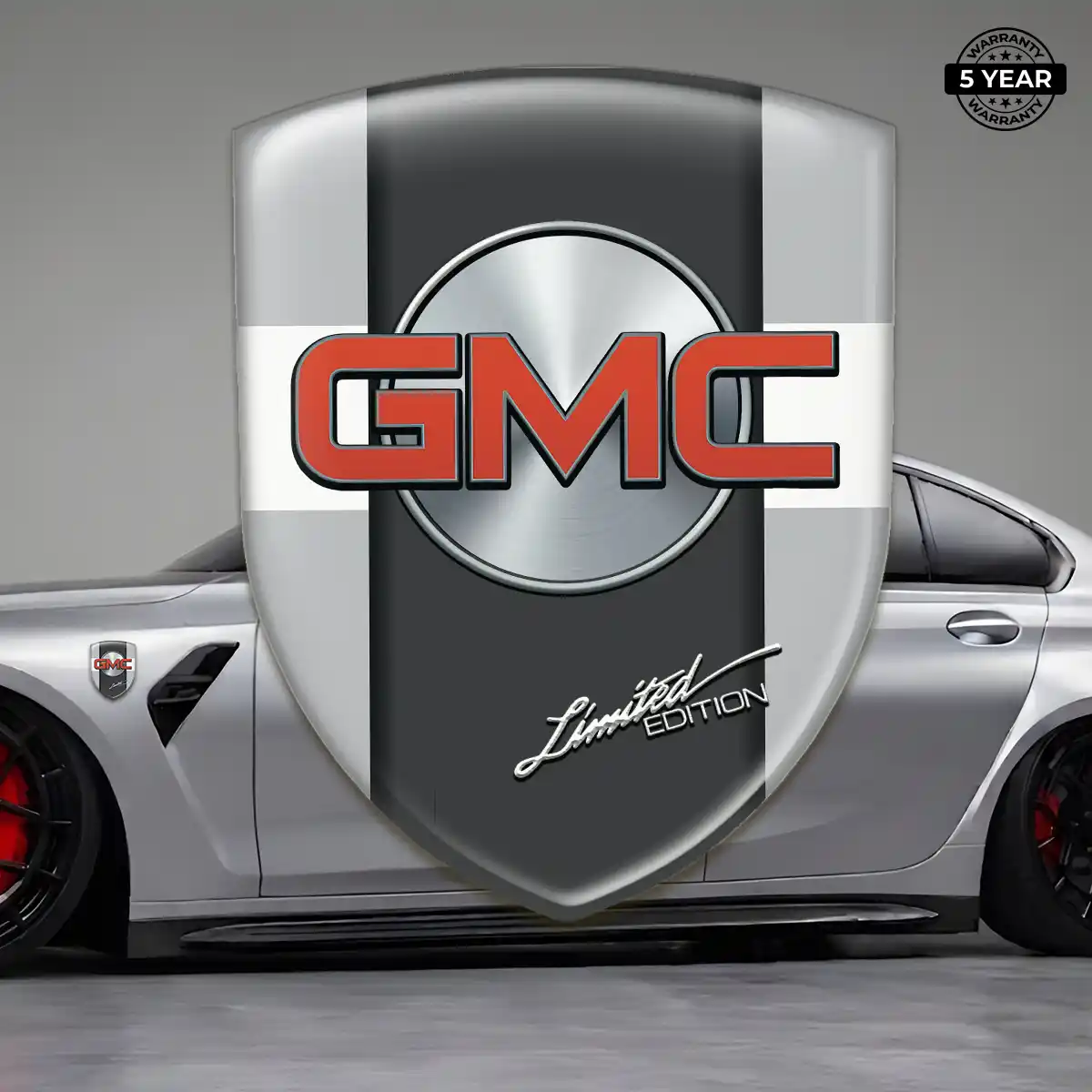 GMC Silicone Sticker Premium Dome