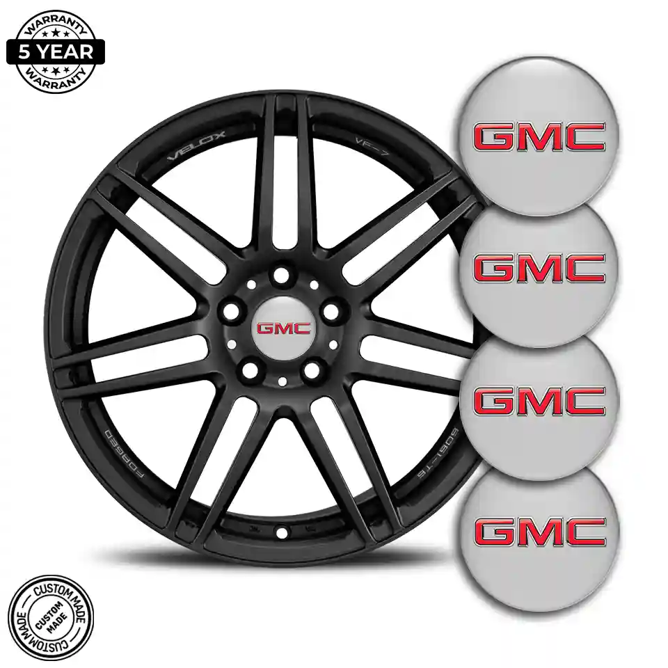 GMC Silicone Sticker Self-Adhesive Stylish Design