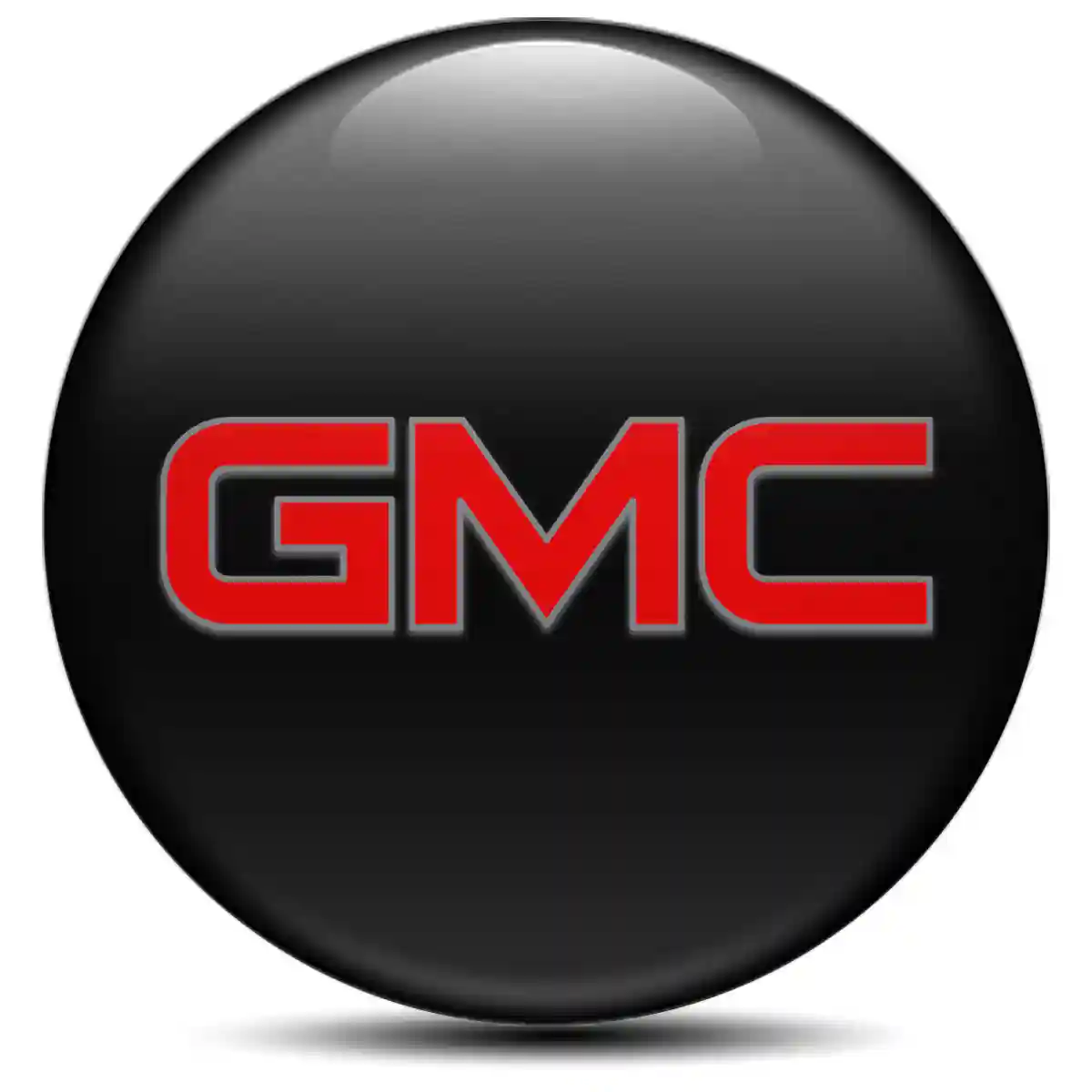 GMC Silicone Sticker Stylish Design