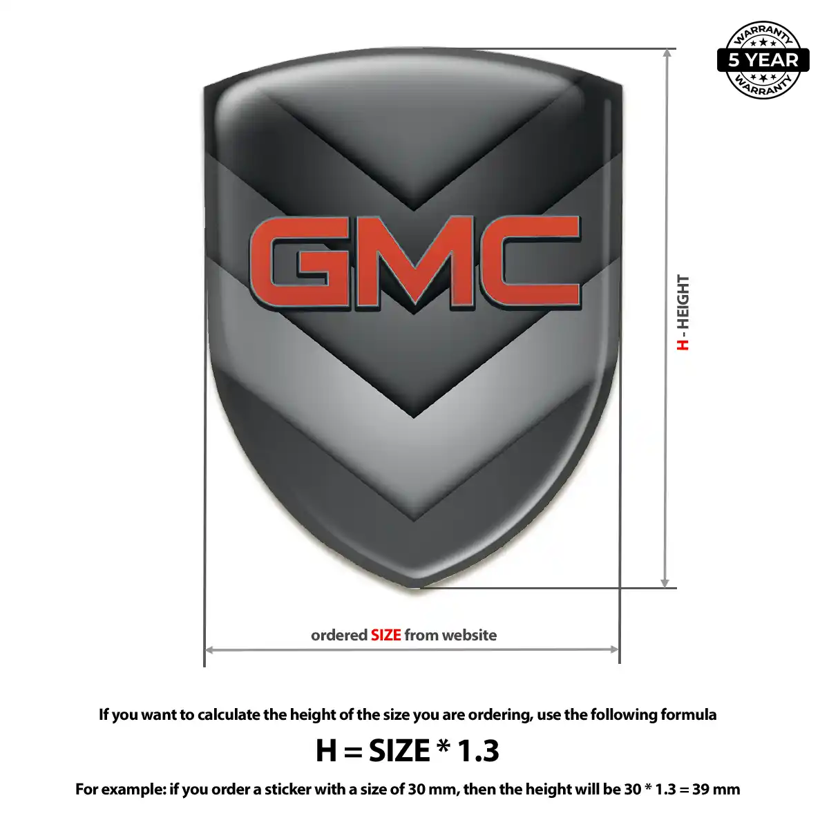GMC Sticker Deluxe Edition