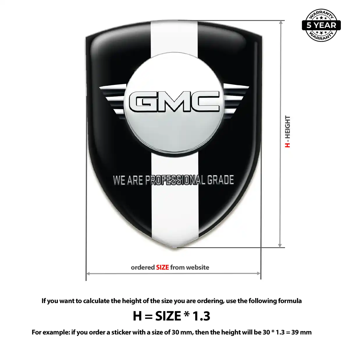 GMC Sticker Exclusive Series