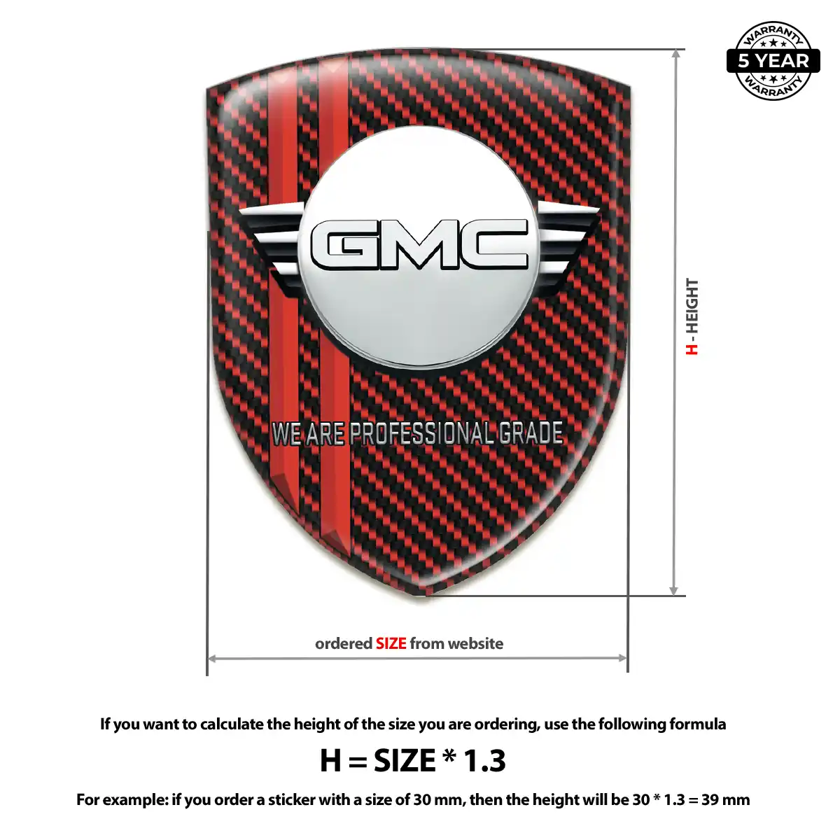 GMC Sticker Noble Edition