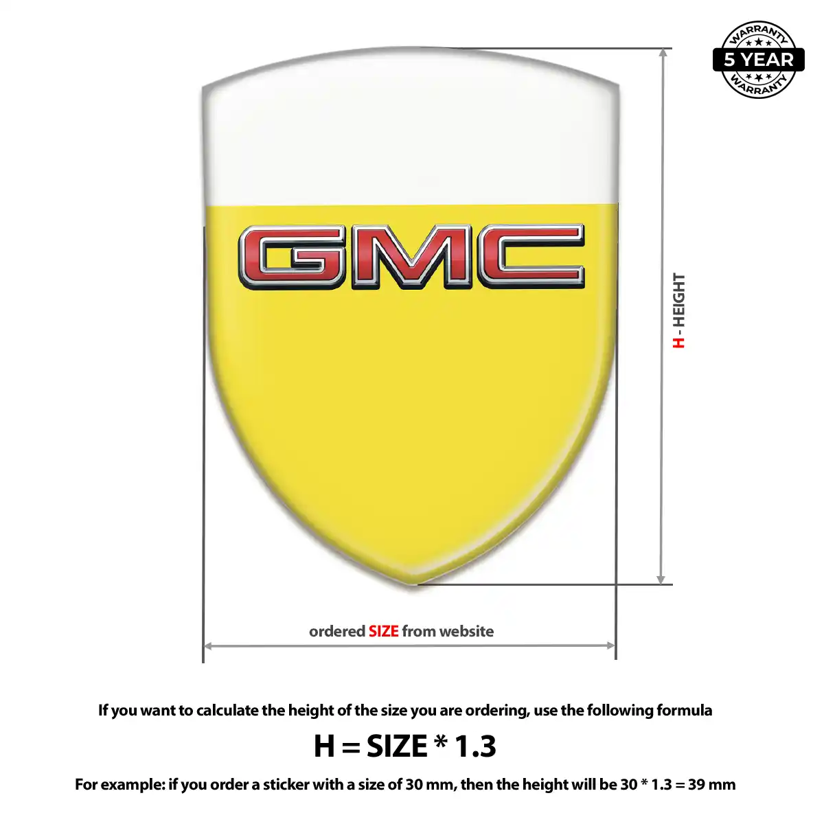 GMC Sticker Refined Design
