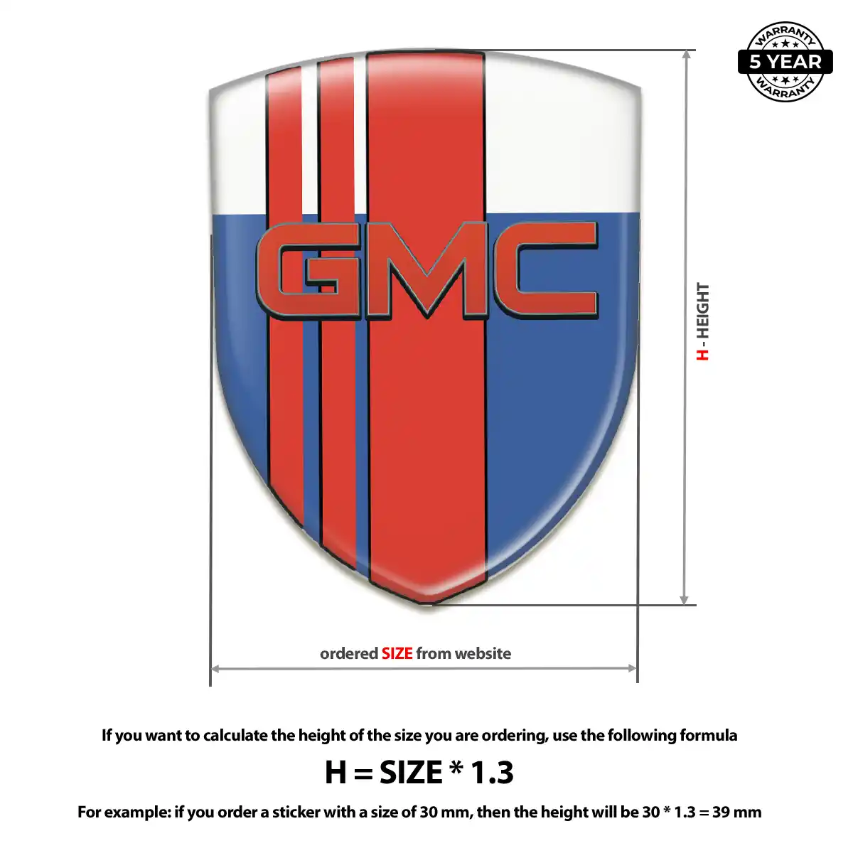 GMC Sticker Resin Elite