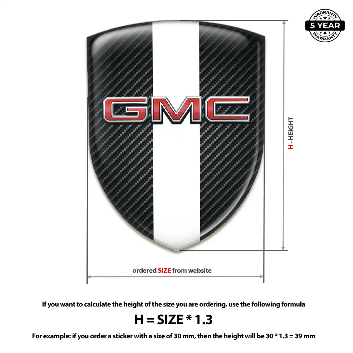 GMC Sticker Signature Grade