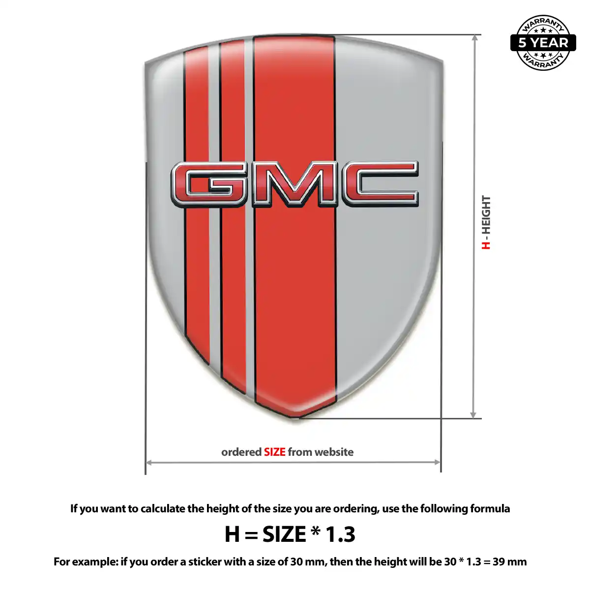 GMC Sticker Superior Craft