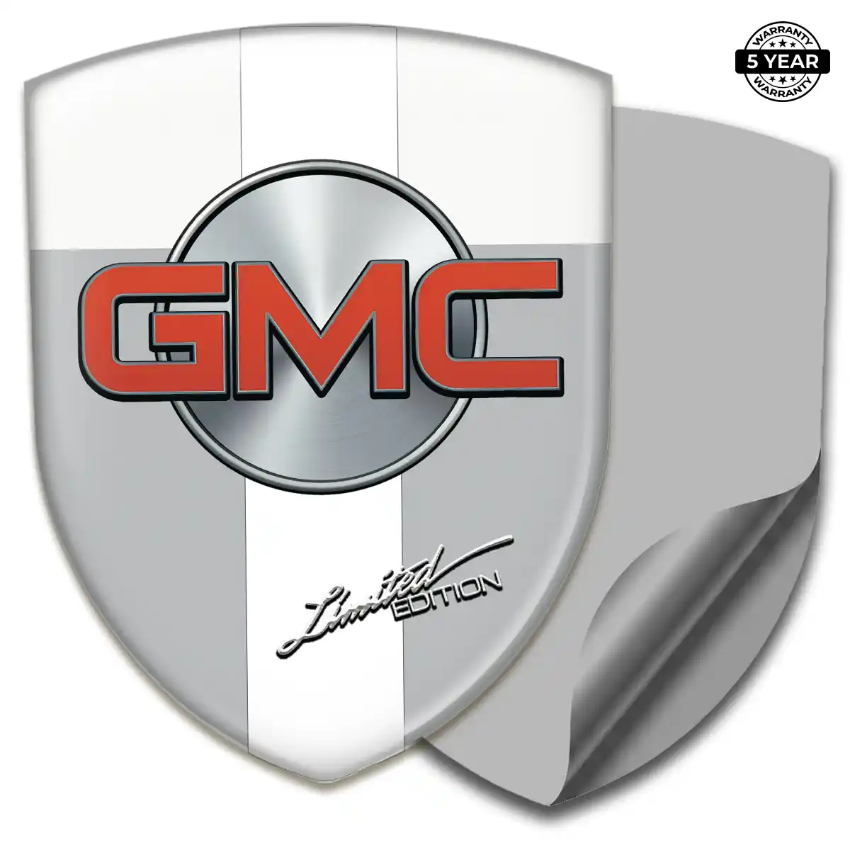 GMC Vehicle Logo Sticker Resin Luxe