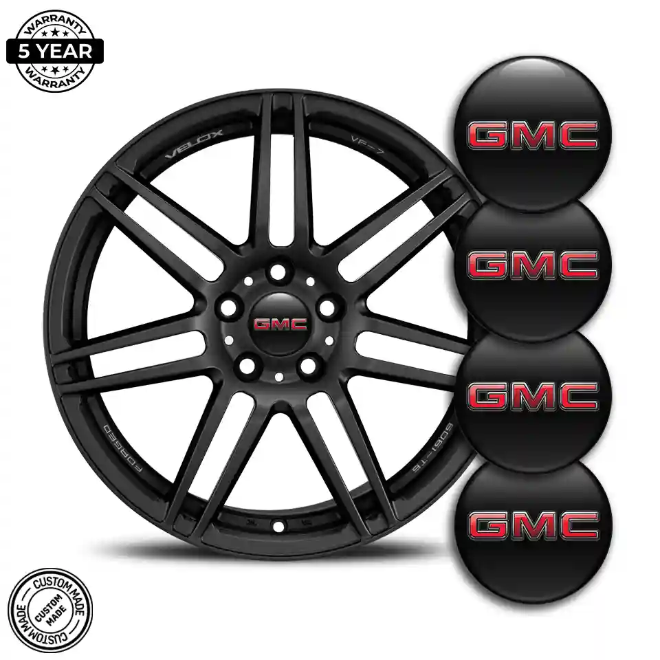 GMC Wheel Emblems Stylish Design