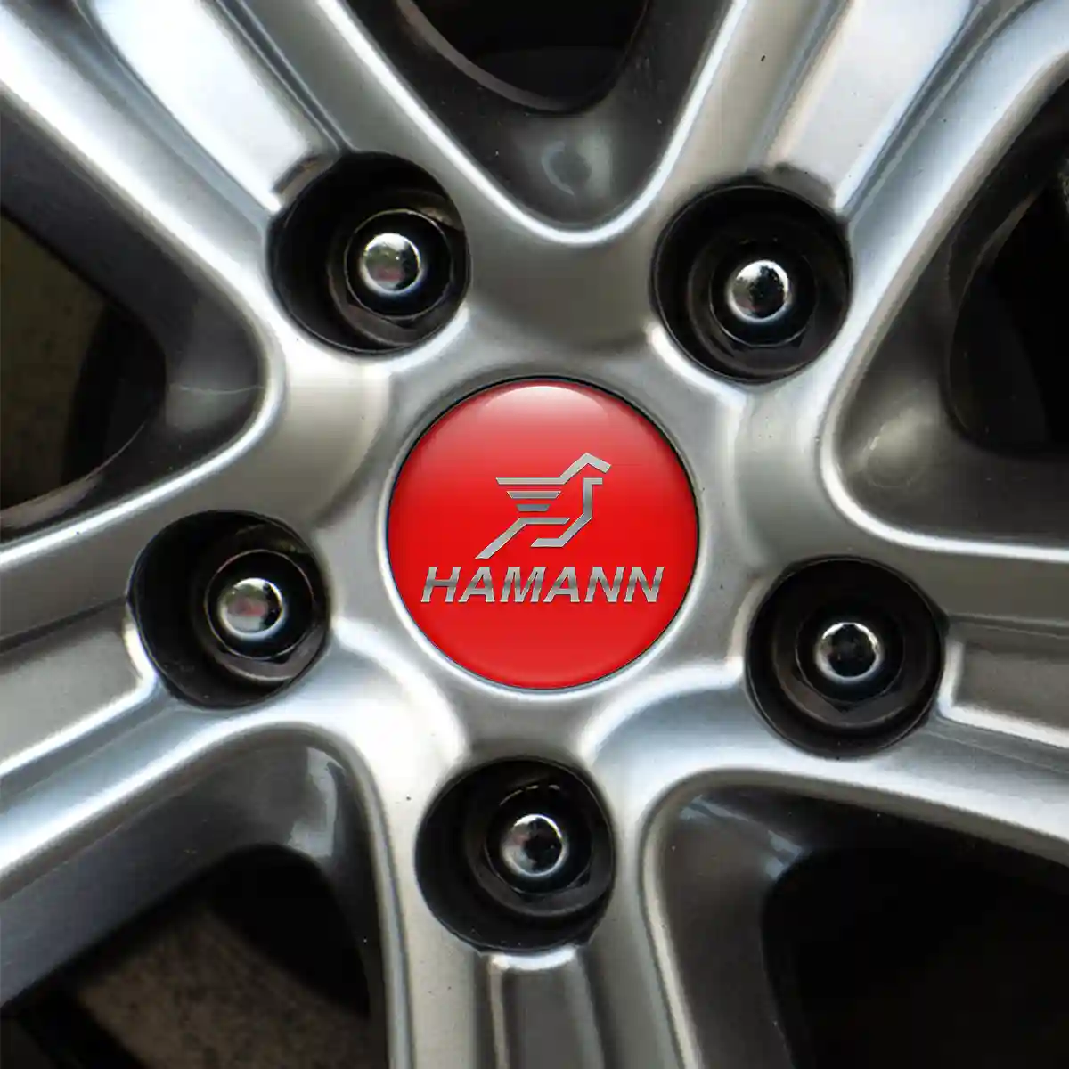 Hamann Domed Sticker Self-Adhesive Stylish Design