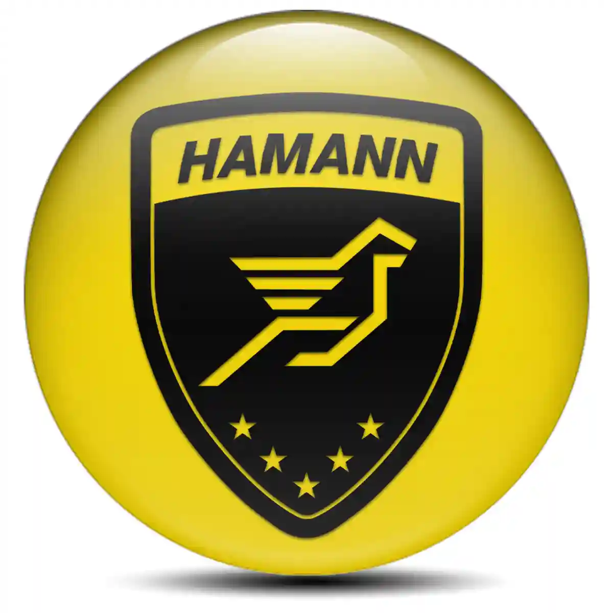 Hamann Logo Silicone Badge Self-Adhesive Stylish Design