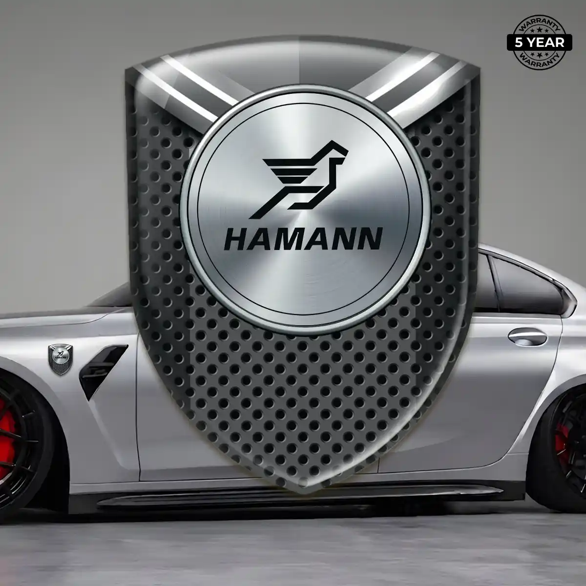 Hamman 3D Badge Sticker Cabin Style