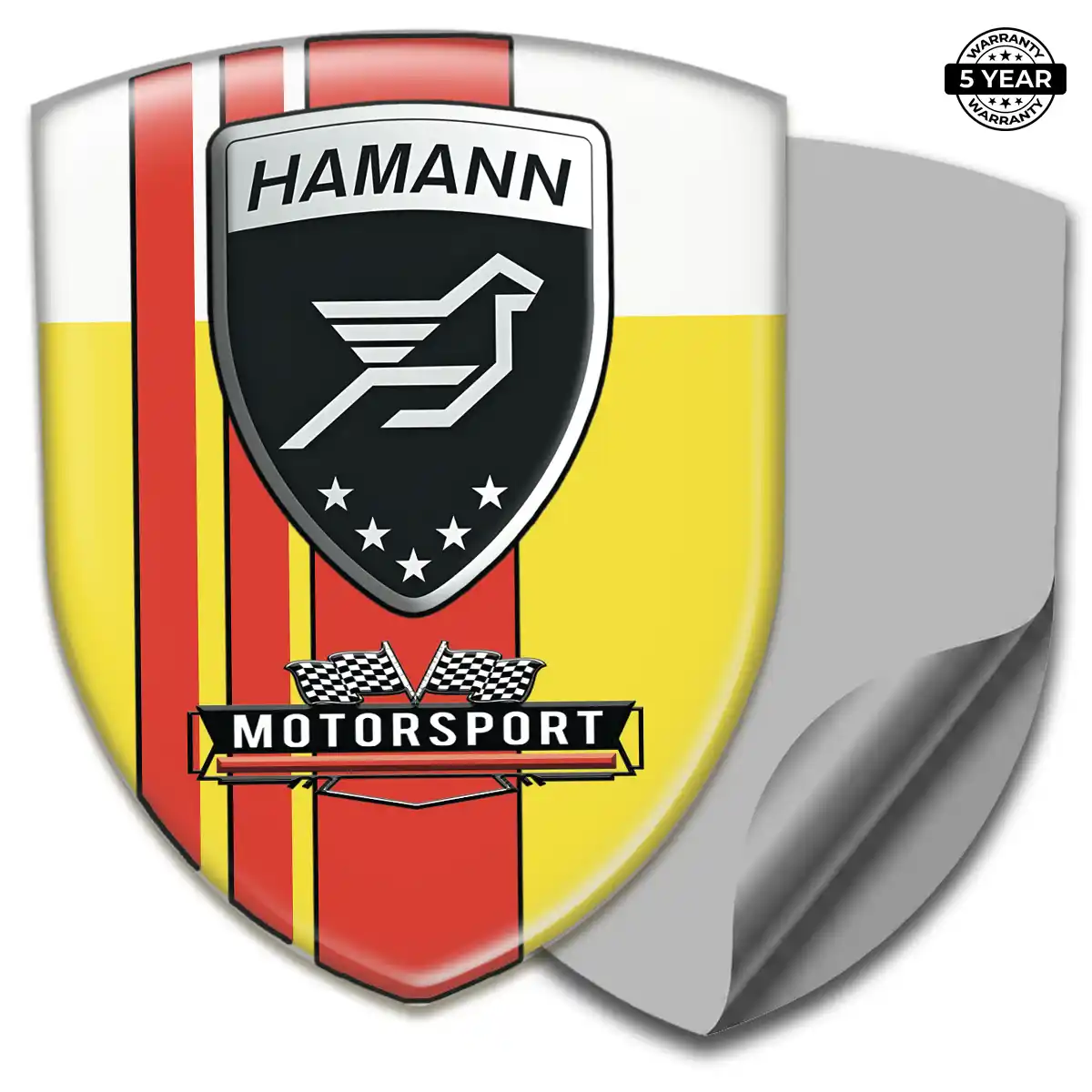 Hamman 3D Badge Sticker Exterior Luxe