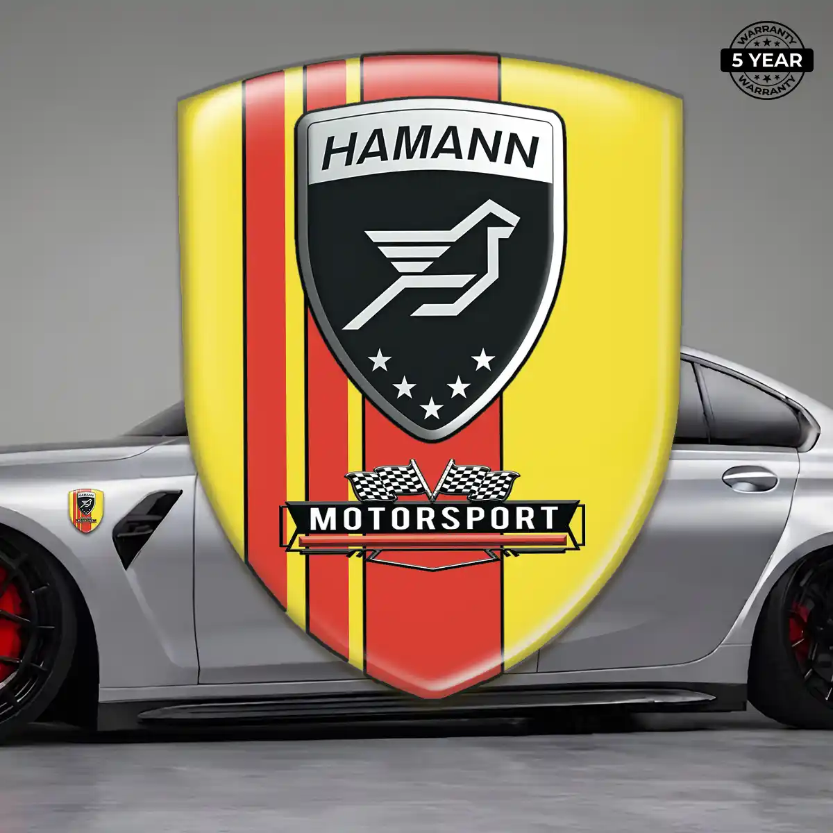 Hamman 3D Badge Sticker Interior Elegance