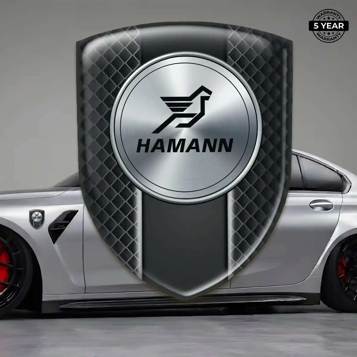 Hamman 3D Badge Sticker Interior Luxe