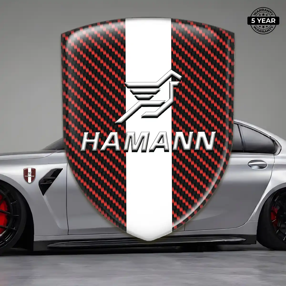 Hamman 3D Badge Sticker Premium Dome