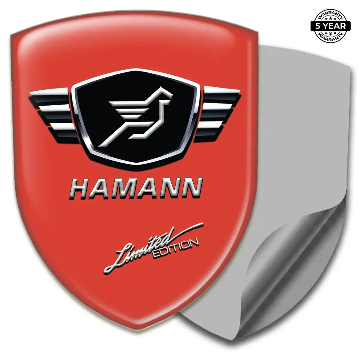 Hamman 3D Badge Sticker Refined Design