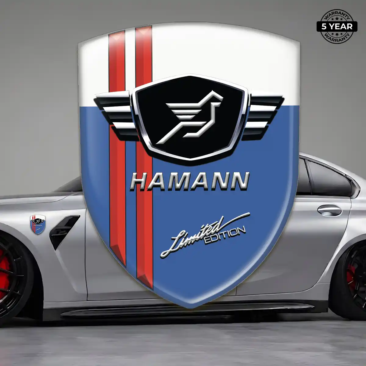 Hamman 3D Badge Sticker Resin Luxe