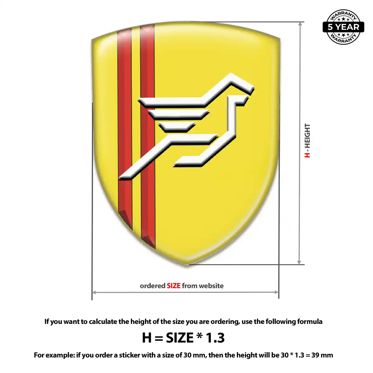Hamman 3D Badge Sticker Street Tuning