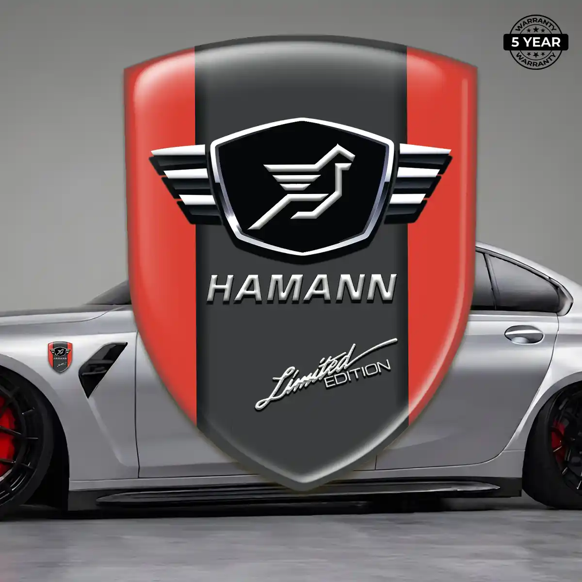 Hamman 3D Domed Sticker Cabin Style