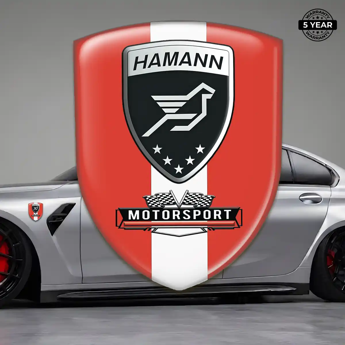 Hamman 3D Domed Sticker Interior Luxe