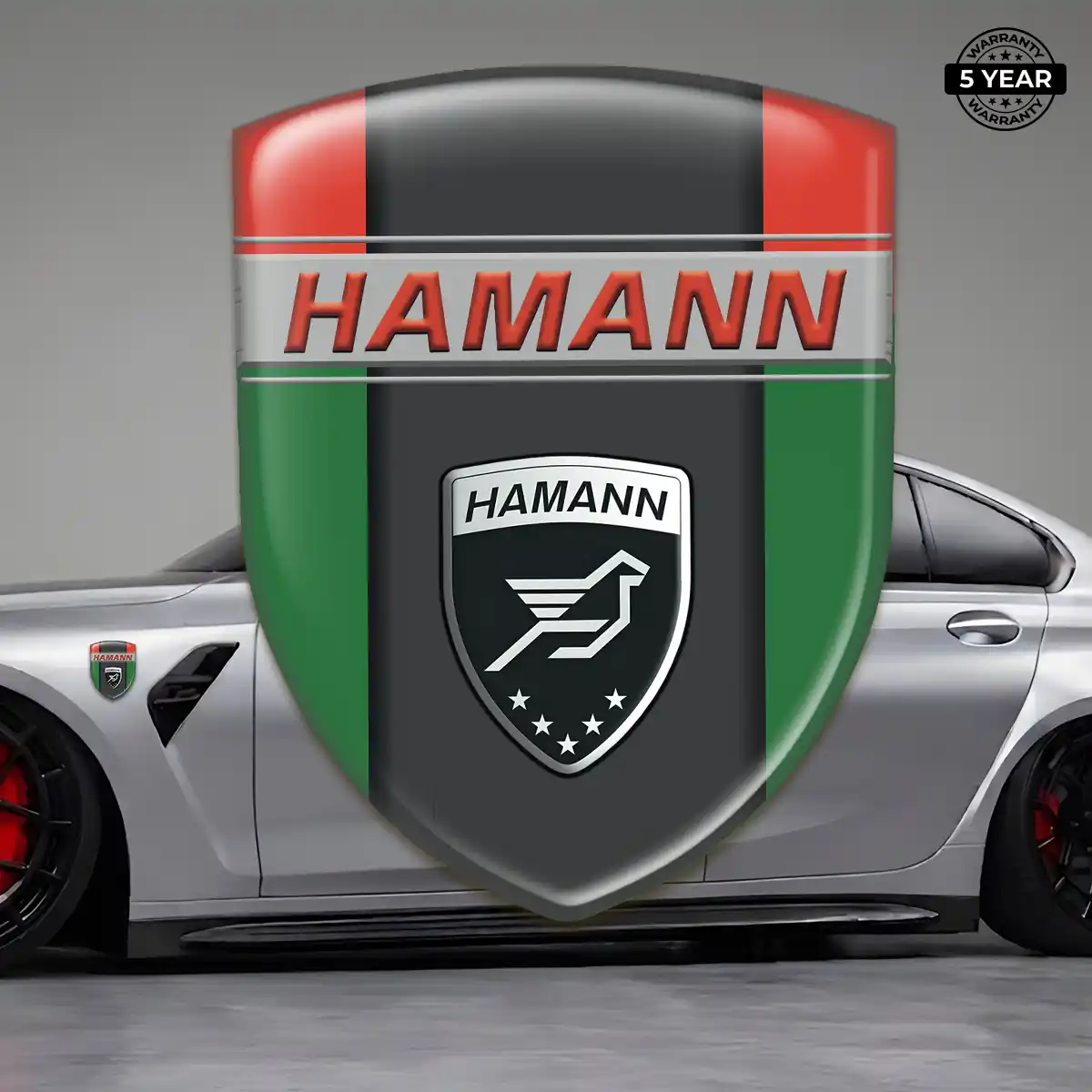 Hamman 3D Domed Sticker Outer Style