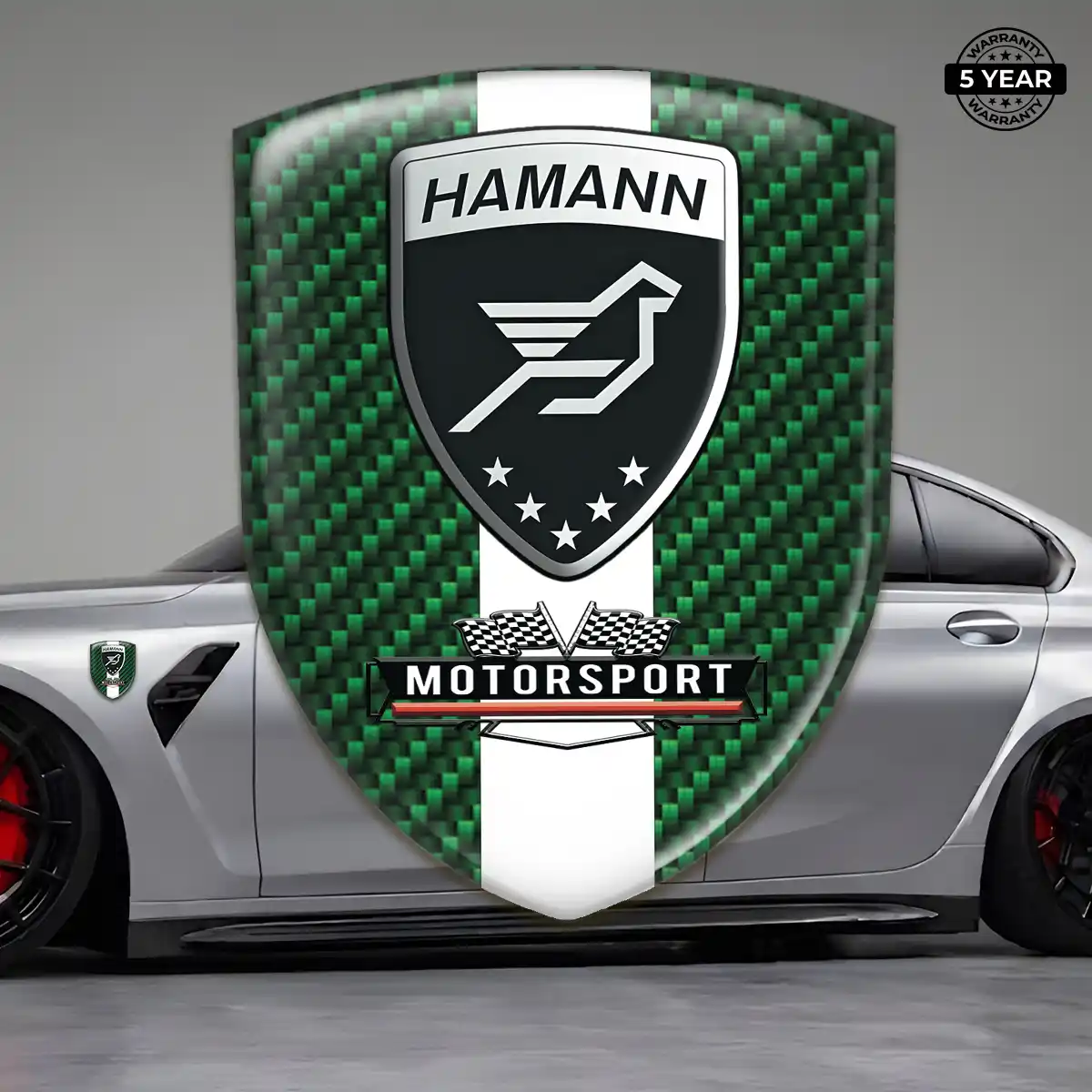 Hamman 3D Domed Sticker Premium Dome