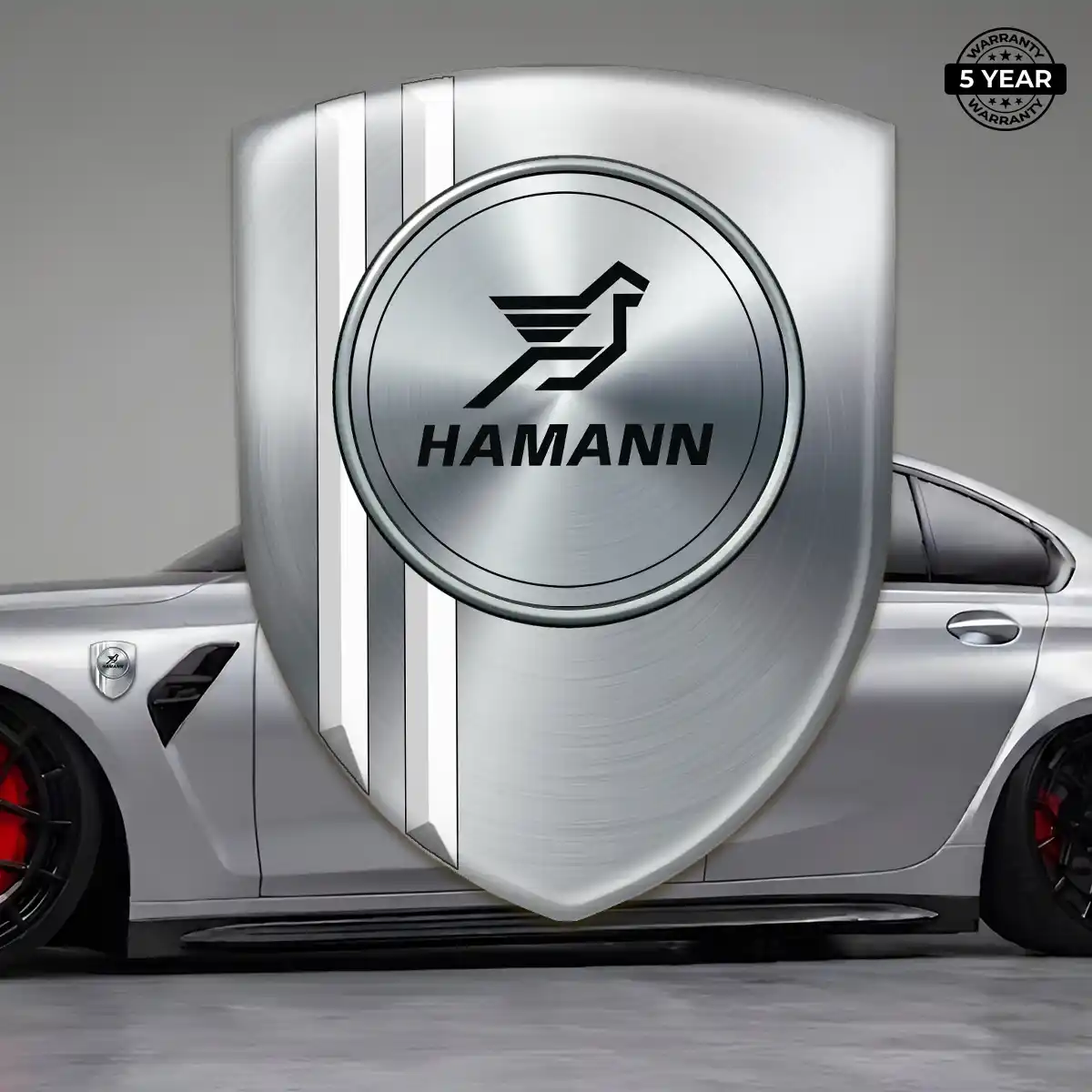 Hamman 3D Domed Sticker Refined Design