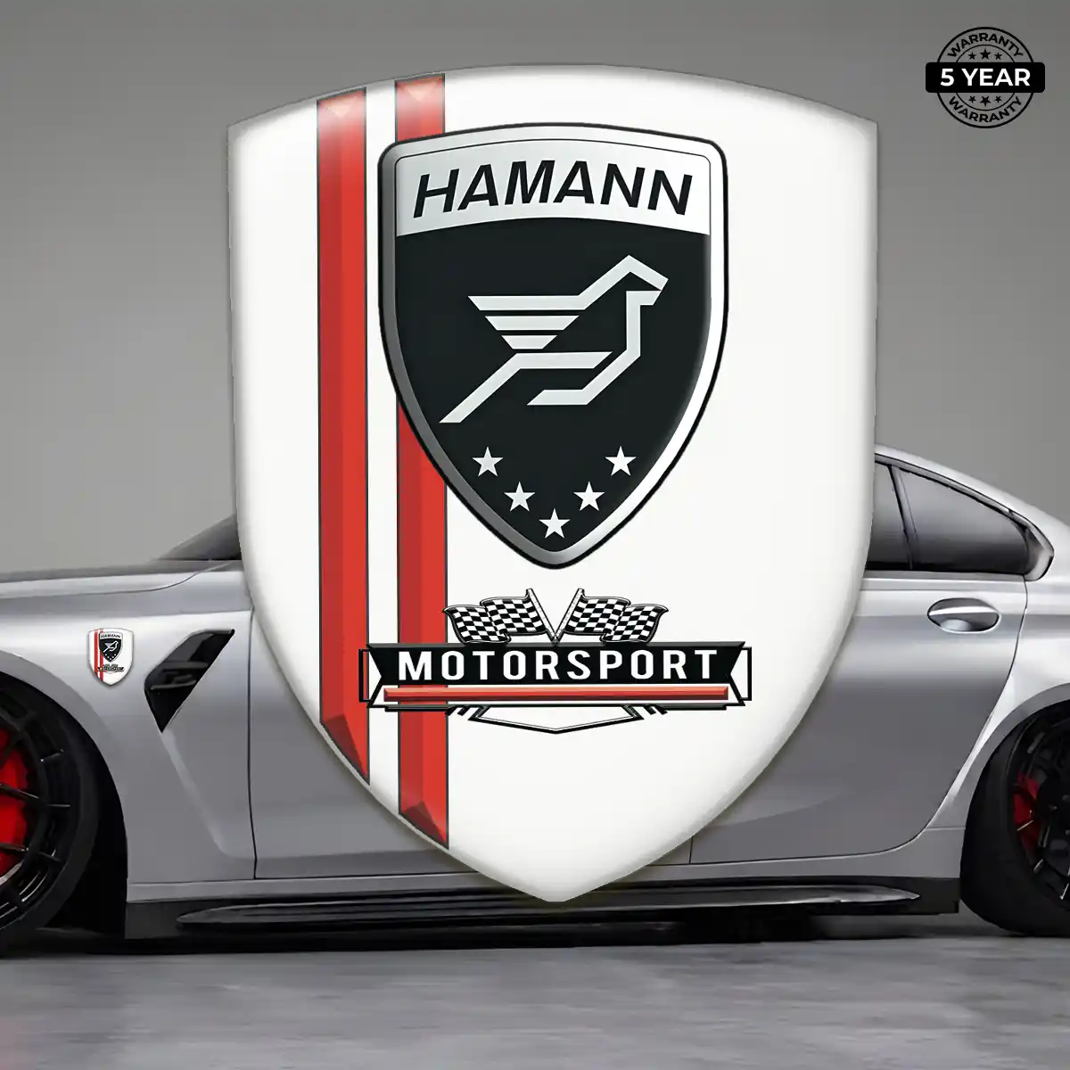 Hamman 3D Domed Sticker Resin Luxe