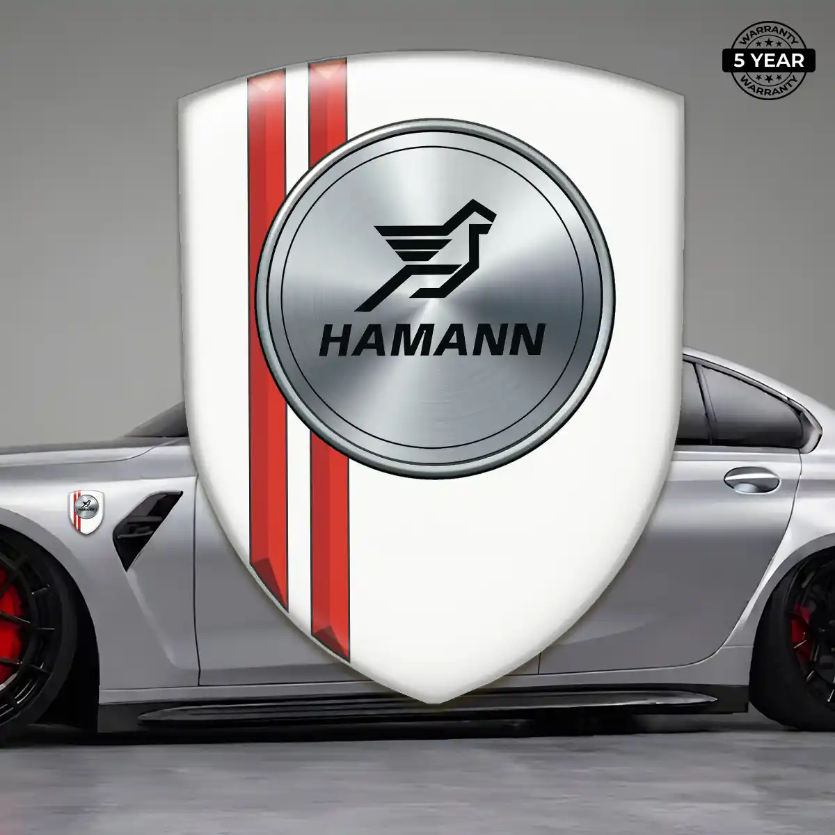 Hamman 3D Domed Sticker Sleek Style