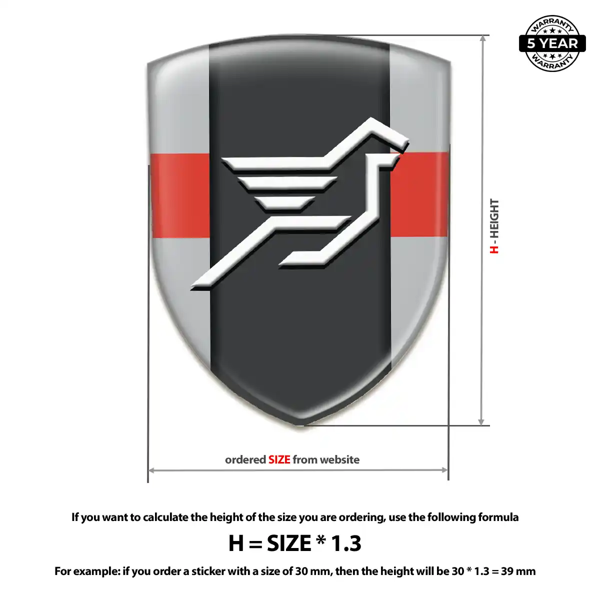 Hamman 3D Emblem Sticker Auto Tuning