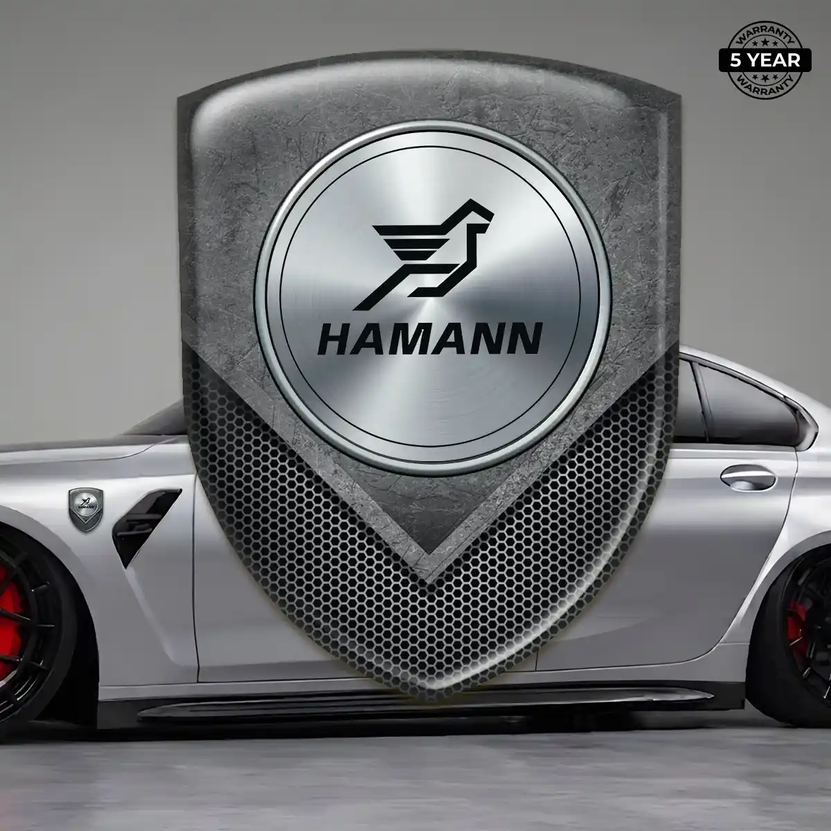 Hamman 3D Emblem Sticker Interior Elegance