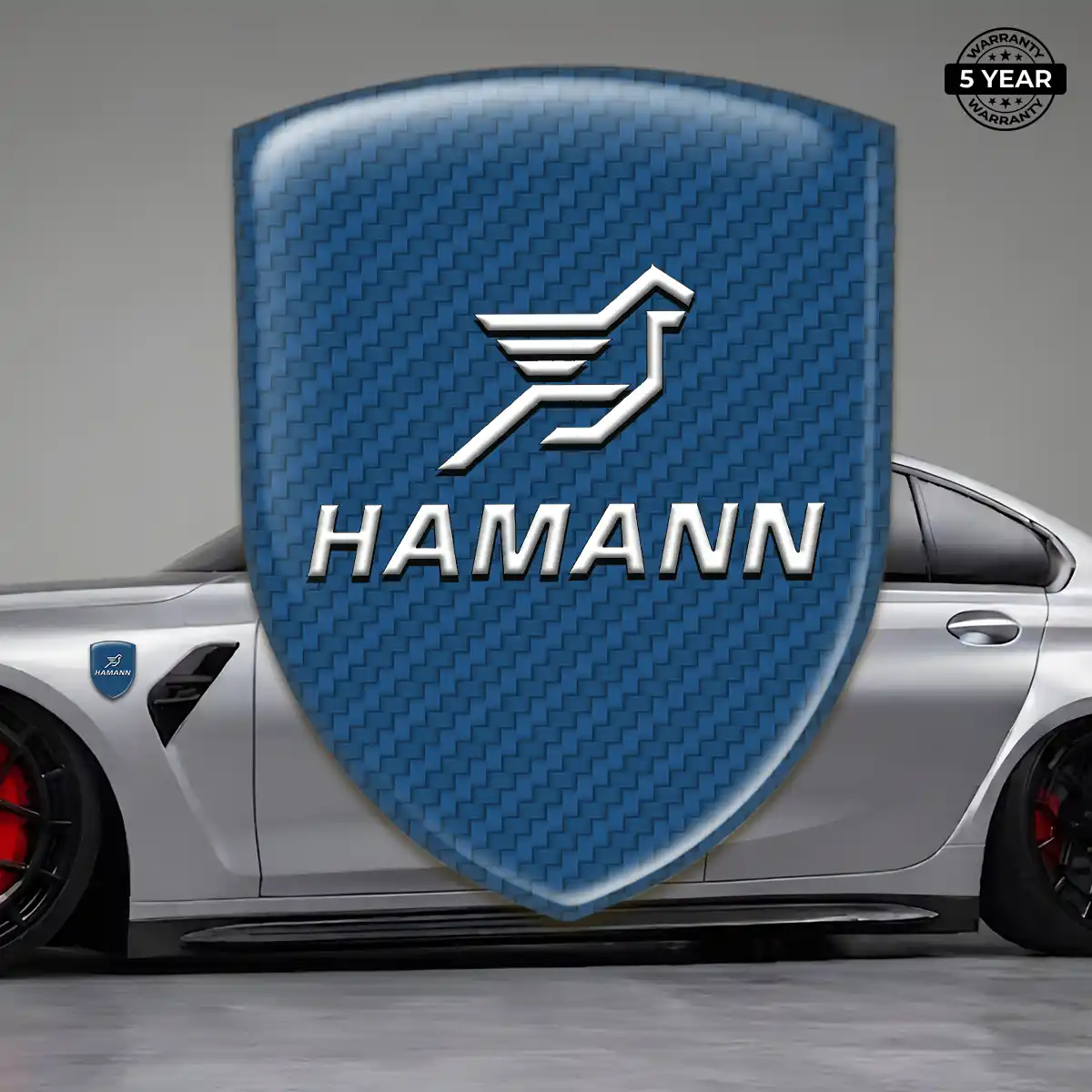 Hamman 3D Emblem Sticker Outer Style