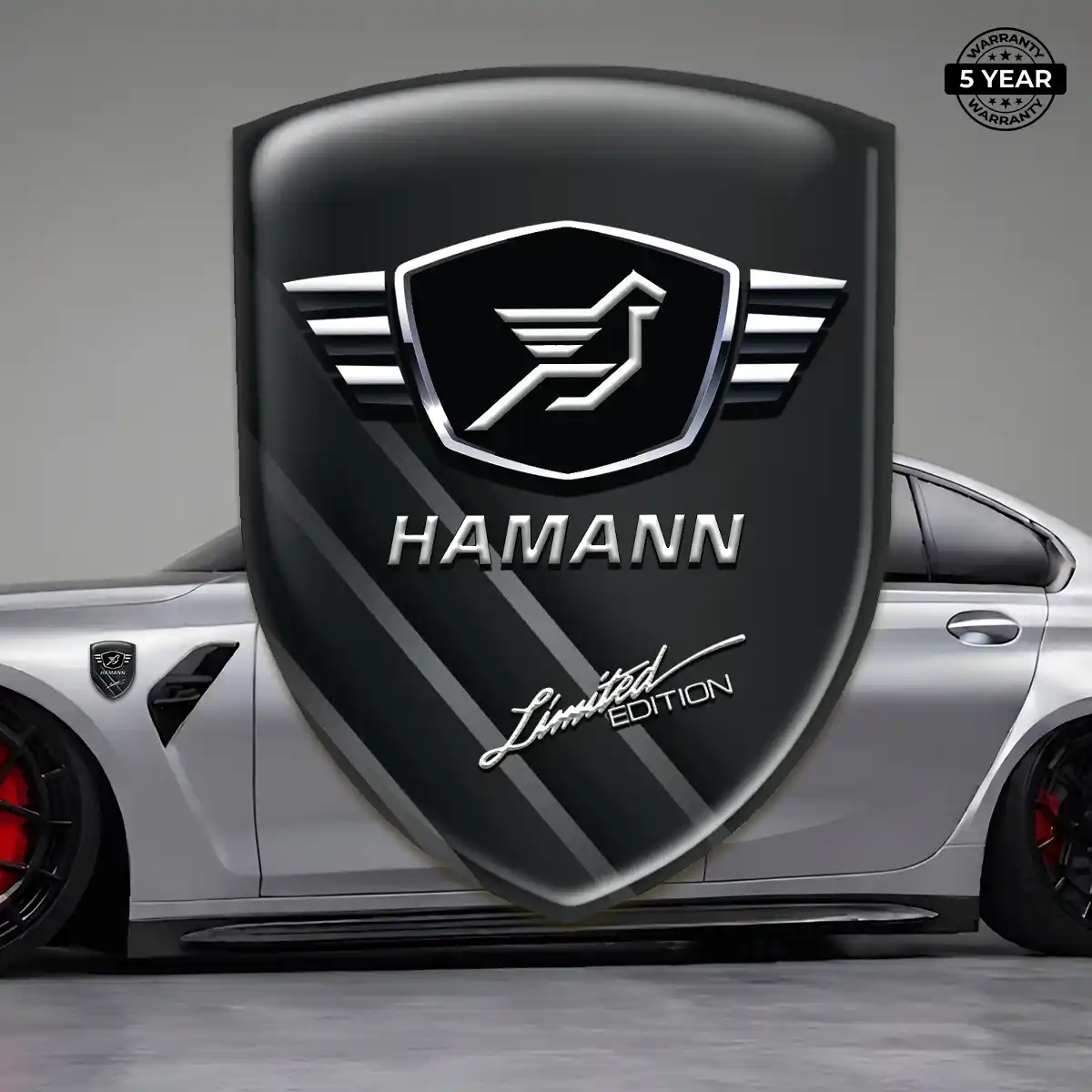 Hamman 3D Emblem Sticker Premium Dome