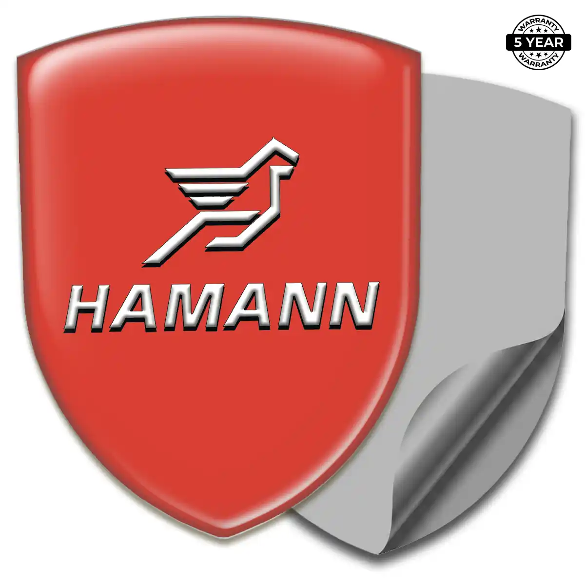 Hamman 3D Emblem Sticker Sleek Style
