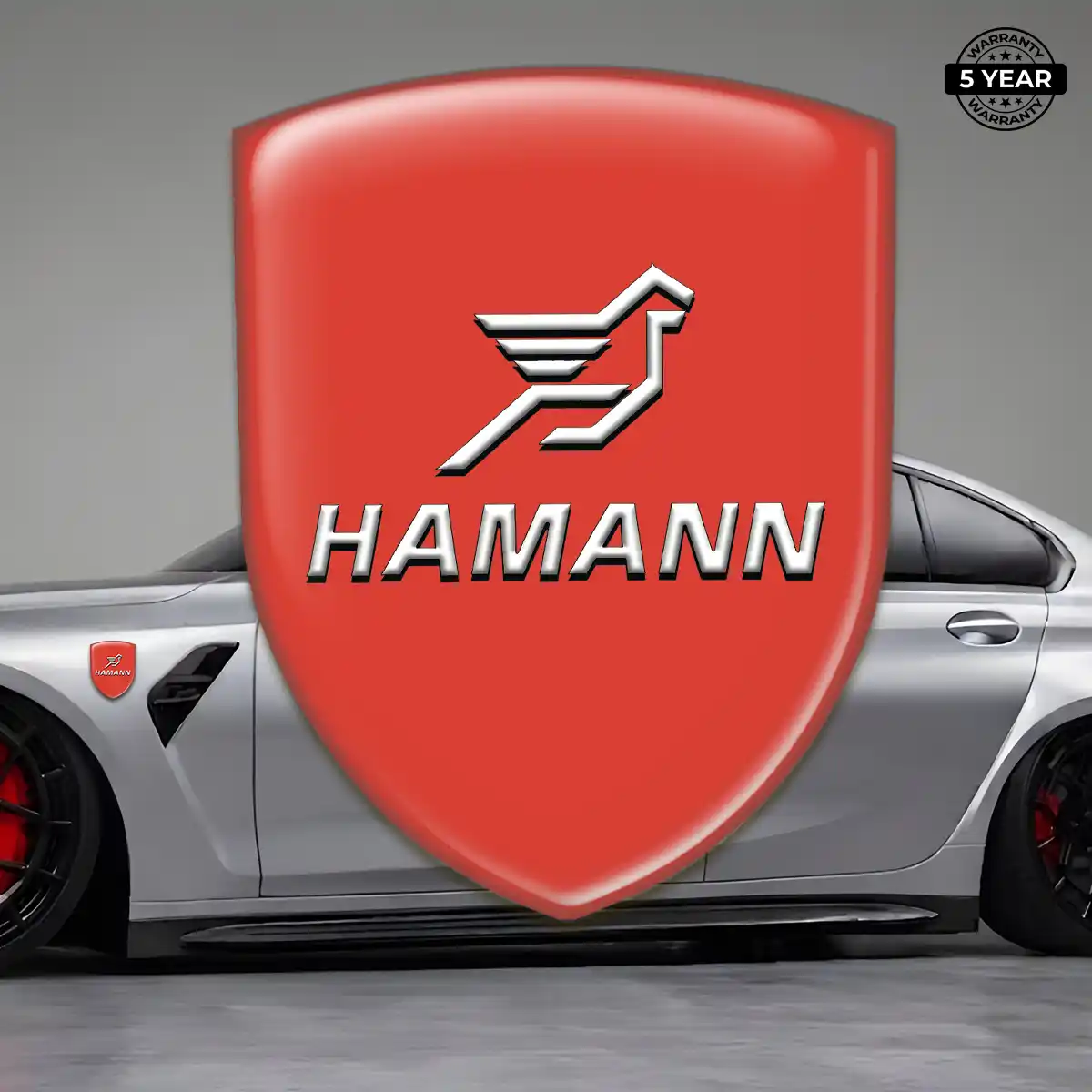 Hamman 3D Emblem Sticker Sleek Style