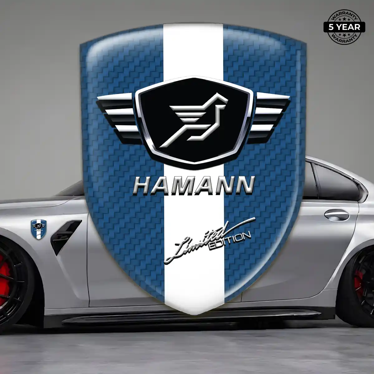 Hamman 3D Emblem Sticker Superior Craft