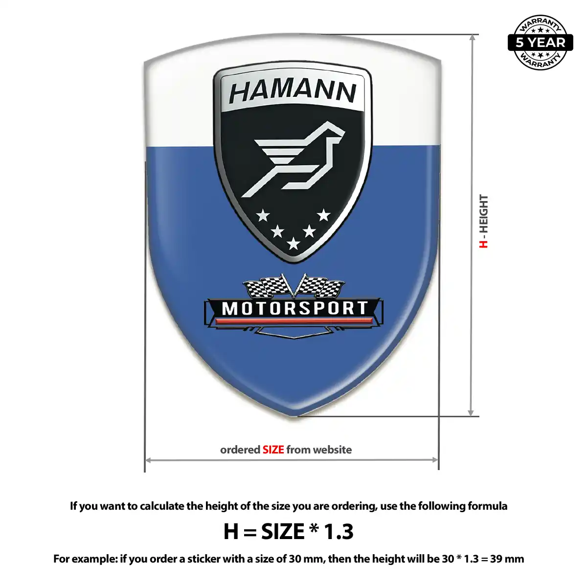 Hamman 3D Gel Sticker Elite Finish