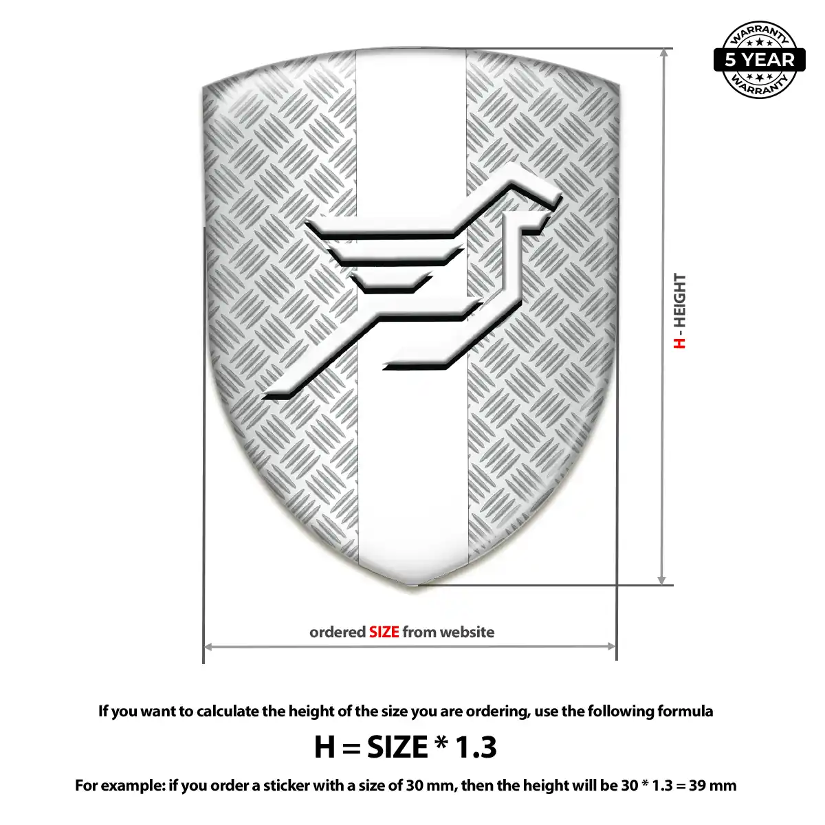 Hamman 3D Gel Sticker Interior Luxe
