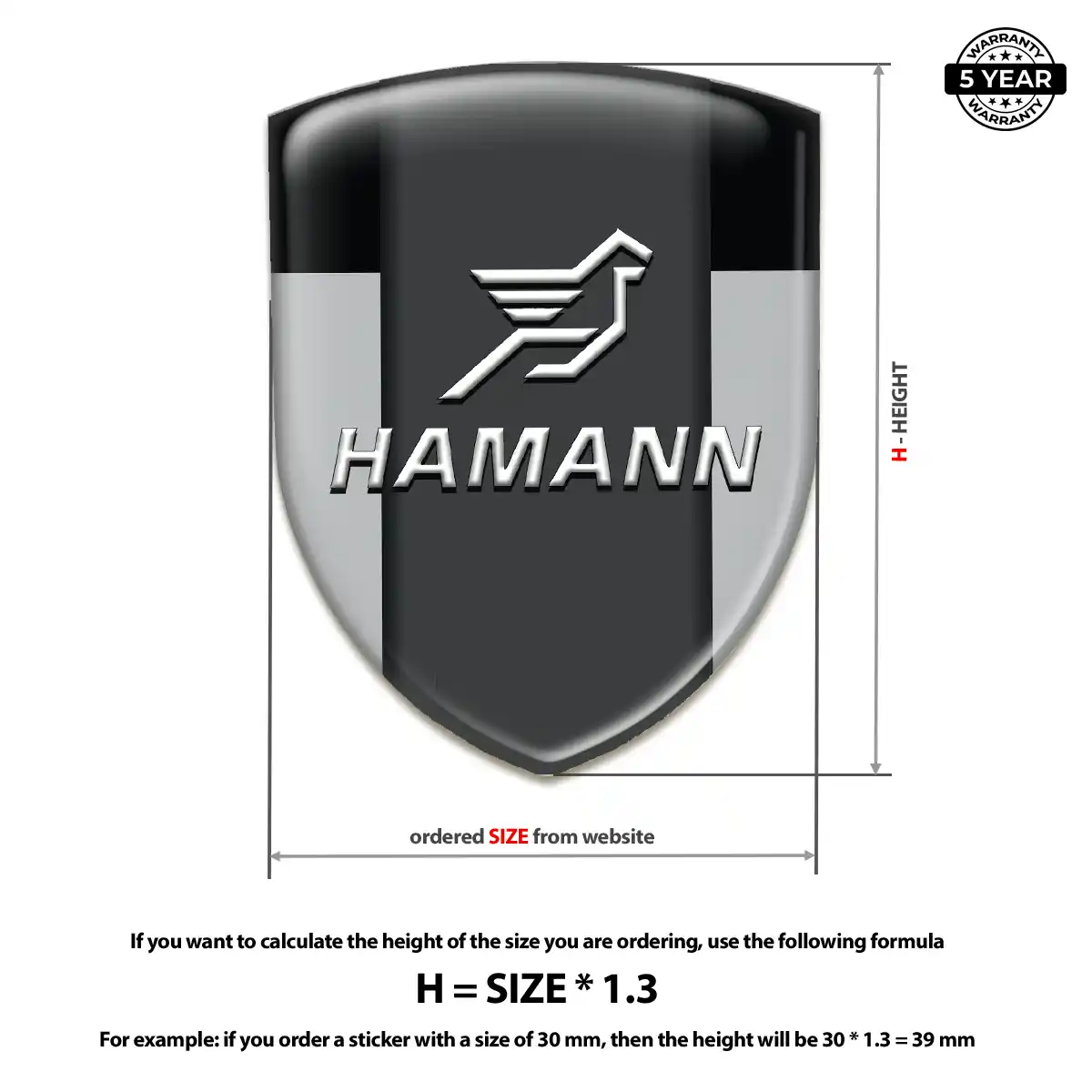 Hamman 3D Gel Sticker Resin Luxe