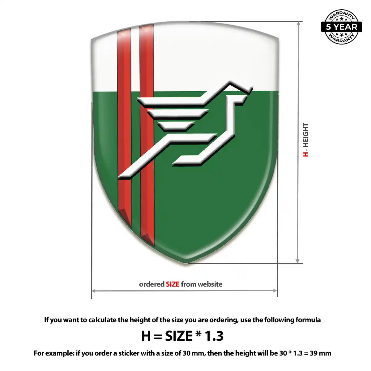 Hamman 3D Gel Sticker Sleek Style