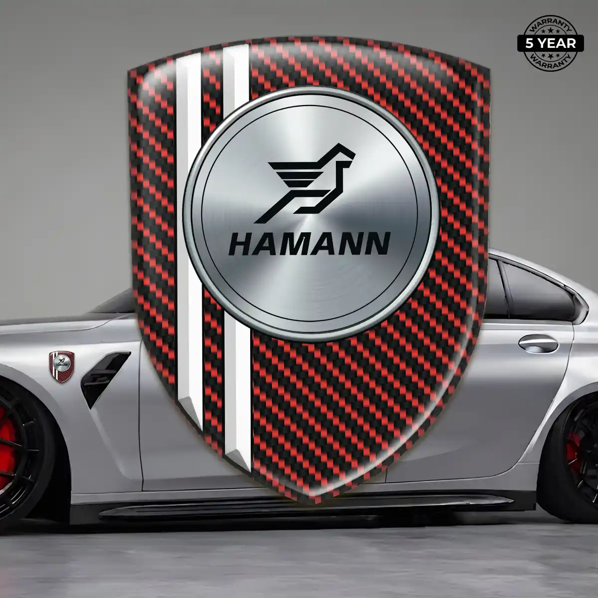 Hamman 3D Logo Sticker Cabin Style