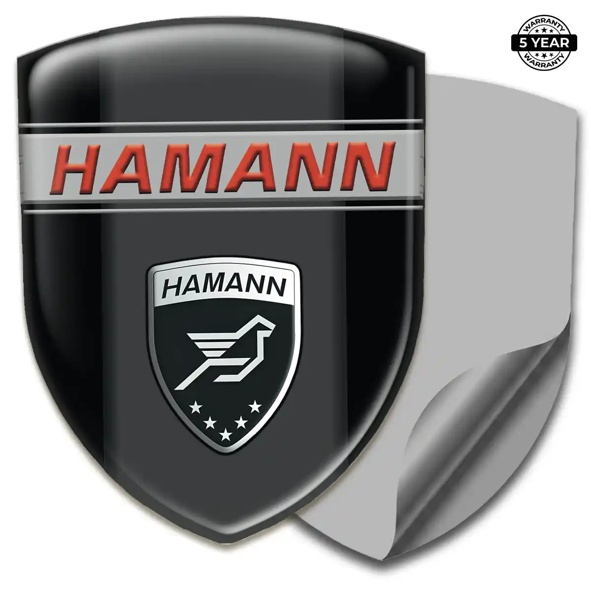 Hamman 3D Logo Sticker Elite Finish
