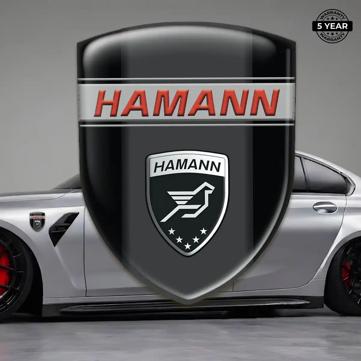 Hamman 3D Logo Sticker Elite Finish