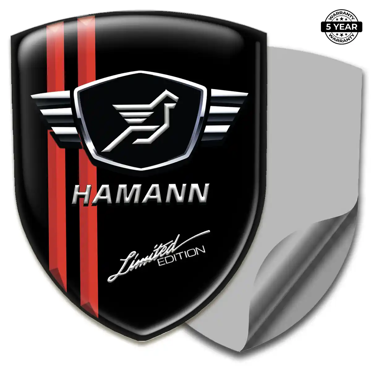 Hamman 3D Logo Sticker Exterior Luxe