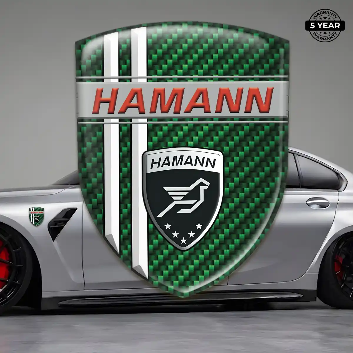 Hamman 3D Logo Sticker Interior Elegance