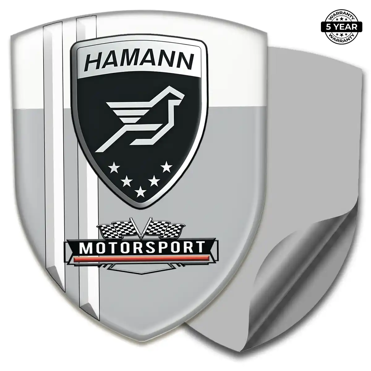 Hamman 3D Logo Sticker Refined Design