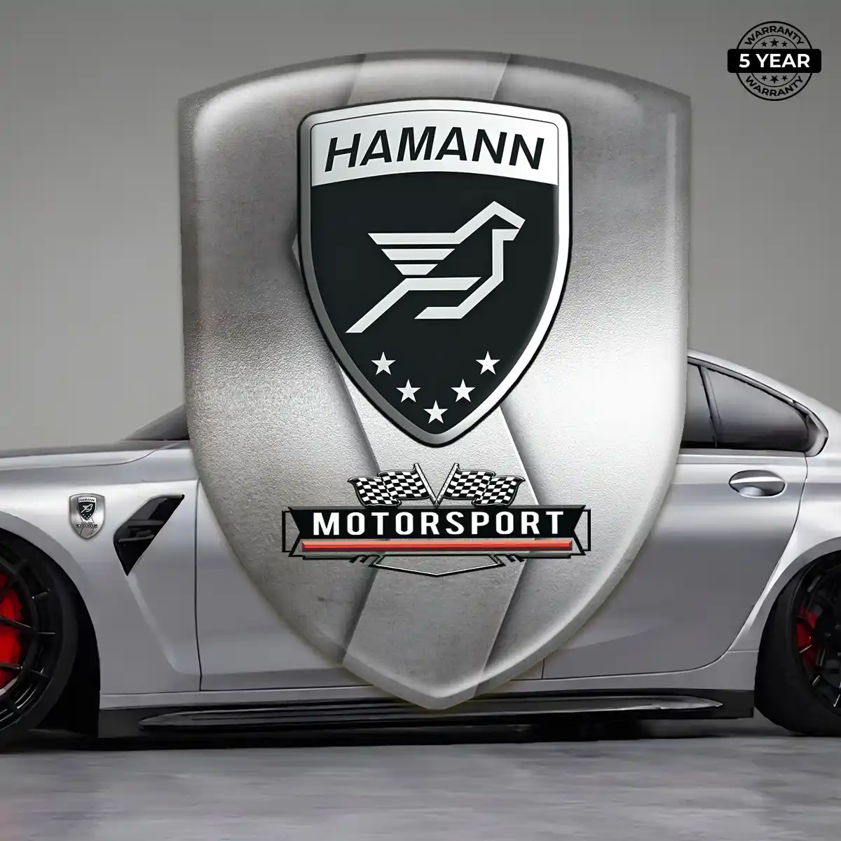 Hamman 3D Logo Sticker Resin Luxe