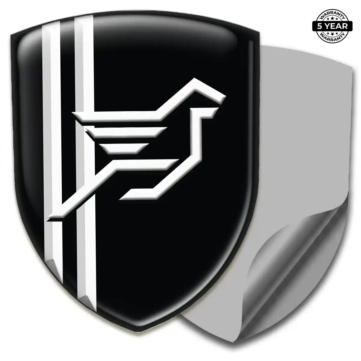 Hamman 3D Logo Sticker Sleek Style